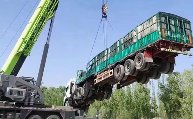 台山道路脱困救援案例